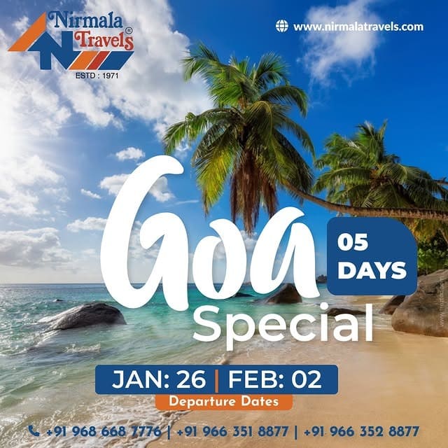 Goa special travel offer creative designed by BIGDIGITS